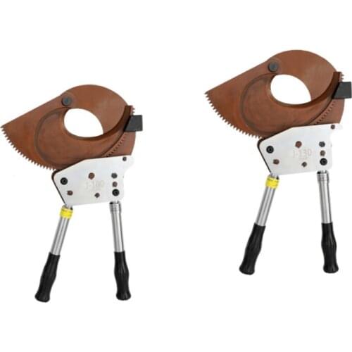 Manaul Cable Cutting Tool Ratcheting Ratchet Cable Cutter J100 100mm2 Max Wire Cutter Plier Hand Tool Not Cutting Steel Wire