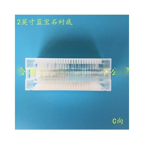 2 Inch Sapphire Substrate, Double Polished High Transmission Window Diameter 50.8mm, High Temperature Resistance