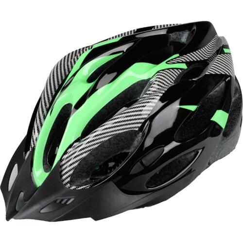 Bicycle Breathable Helmet Adjustable Carbon Fiber Mountain Road Bike Riding Safely Hat Cap Head Protection Cycling Equipment