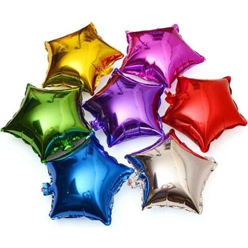 5pcs 18 inch Five-pointed star foil balloon baby shower childrens birthday party wedding decor supplies kids balloons