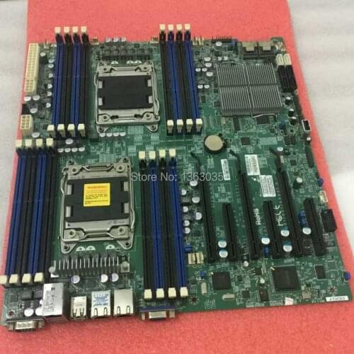 X9DR3-F X79 server motherboard LGA2011 support E5-2670 DDR3 tested working