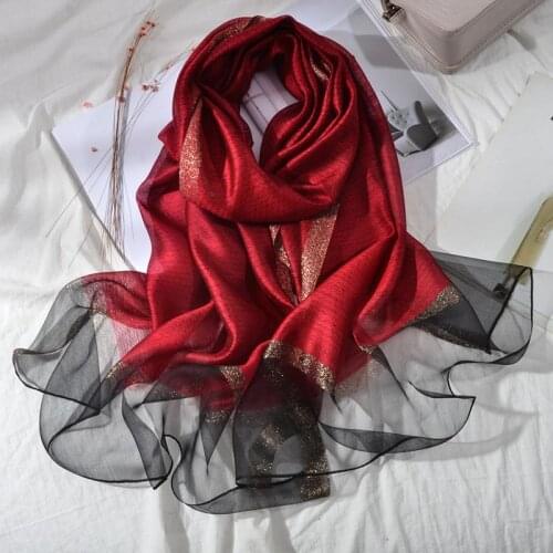 Women Shawl Wedding Elegant Summer Party 200*70Cm Silk Acrylic Lady Spring Fashion Sun Protection Outdoor Beach Long Scarves