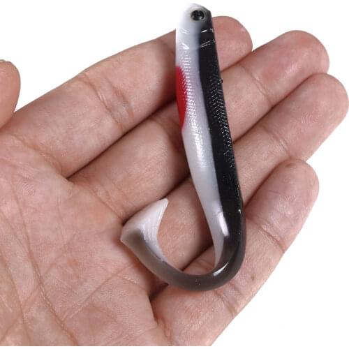 6PCS 11cm/7g Soft Lure Silicone Artificial Bait Saltwater Freshwater Fishing Soft Lures Fishing Lure Fishing Gear