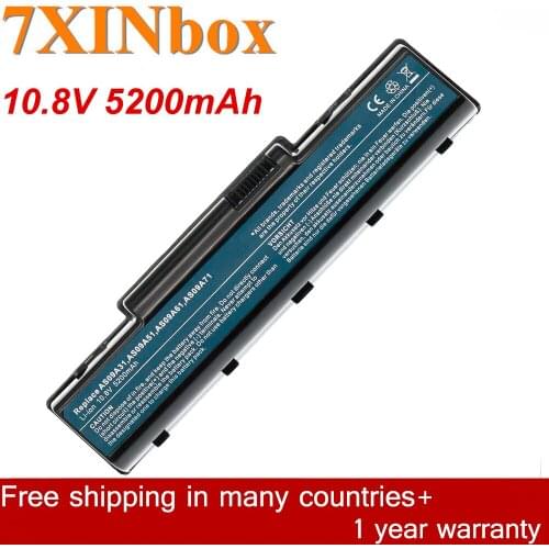 7XINbox 10.8V 5200mAh MS2273 AS09A31 AS09A41 AS09A51 Laptop Battery Pack For Acer Aspire TR81 TR82 TR83 TR87 E430 E625 G627 G725