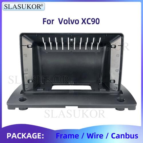 9" Car Radio Fascia Frame Cable For TOYOTA Avensis 2009-2015 Stereo Android 10 Dashboard Kit Face Plate Accessories