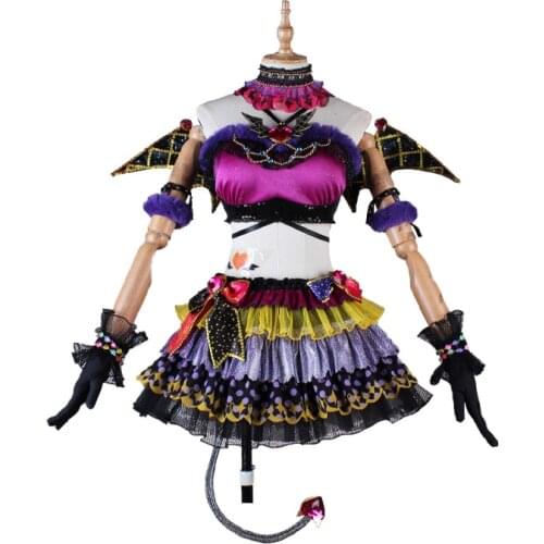 Anime Lovelive!Sunshine!! Aqours Dia Ruby Yoshiko Watanabe Little Devil For All Member Party Cosplay Costumes Knimo Dress