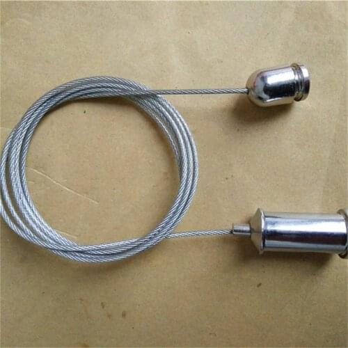 Free Shipping safety lighting stainless steel hanging kit suspended cable with ceiling attachment Stainless Wire Rope