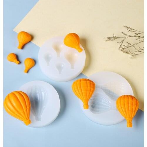 Diythe New Hot-Air Balloon Cake Decorating Mold Fondant Mould Soft Candy Mould Hot Air Balloon Silicone Mold Soft and Non-Toxic
