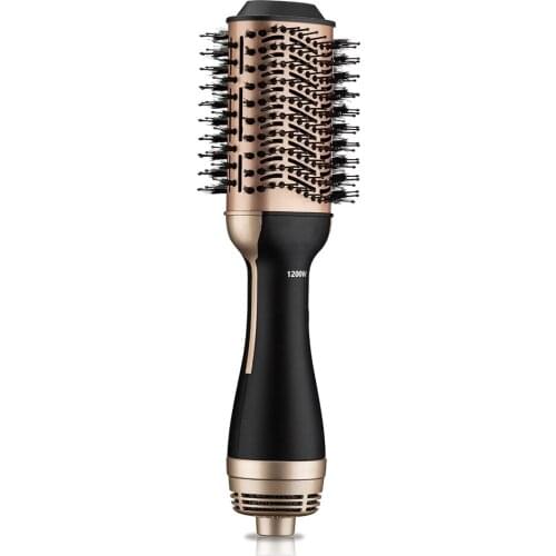 1000W Hair Dryer Hot Air Brush Styler and Volumizer Hair Straightener Curler Comb Roller One Step Electric Ion Blow Dryer Brush