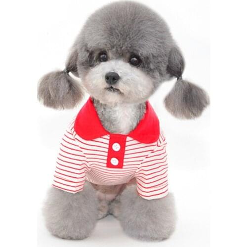 Cat Dog T-shirt Pajamas Spring Summer Dog Clothes Tee Shirt Coat Yorkshire Chihuahua Puppy Costume Small Dog Clothing Pet Outfit