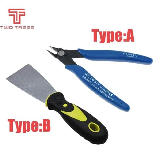 3D Printer parts Stainless Steel Blade Separating Tool Handmade Removal Tool Steel Spatula Professional Package Accessories