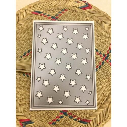 0046 Star Background Die Die Cutting Plate Metal Cutting Dies For Scrapbooking and Card Making