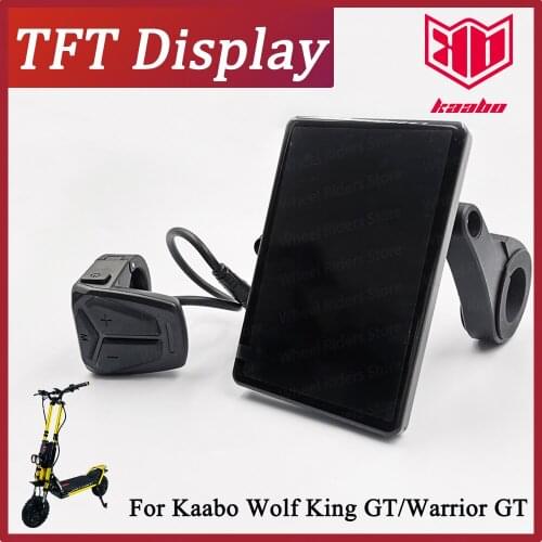New Style Kaabo Wolf Warrior Wolf King GT Pro TFT Display Electric Scooter 100% Original Spare PartsUpgrade Instrument Sine Wave