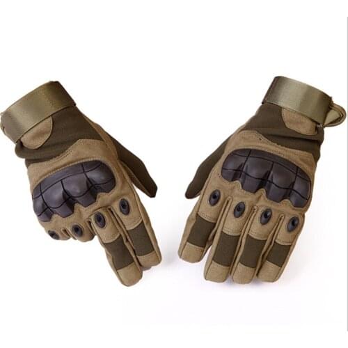 Mens Military Tactical Gloves Special Force Army Combat Cycling Climbing Fishing Full Finger CS Black Hiking Gloves Sportswear