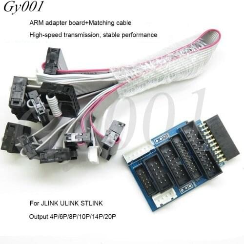 JLINK Adapter Board Supports JTAG SWD STM32 JLINK V8 V9 ULINK STLINK