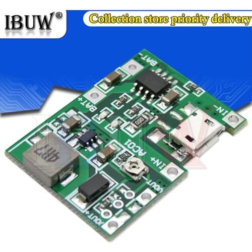 1PCS 3.7V 9V 5V 2A Adjustable Step Up 18650 Lithium Battery Charging Discharge Integrated Module