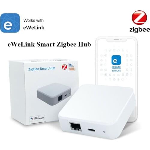 EweLink Smart Zigbee Gateway WiFi Gateway Wireless Smart Bridge APP Remote Control Connects to All Ewelink ZigBee 3.0 Products
