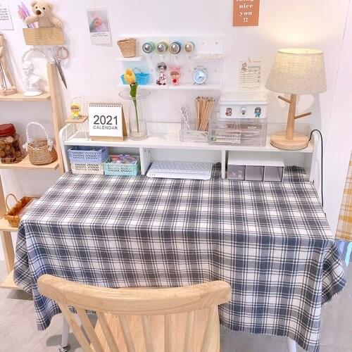 New Table Covers Black White Lattice Party Supplies Rectangular Tablecloth Decor Children Birthday Home Textile