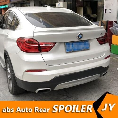 For F26 X4 Spoiler 2015-2017 BMW F26 X4 yc Spoiler ABS plastic Material Car Rear Wing Color Rear Spoiler