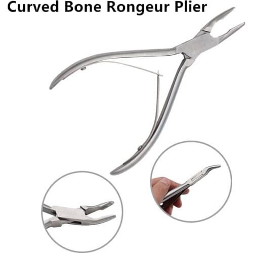 1 Pcs Dental Orthodontic Instrument Curved Bone Rongeur Dental Rongeur Forcep Dental Plier Dentist Surgery Tool Surgical Tool