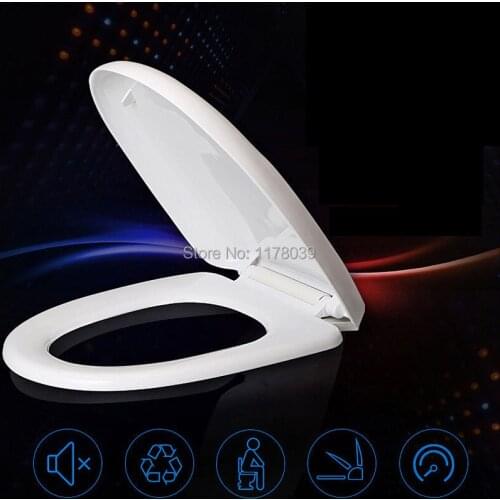 U/V/O TYPE PP board universal bathroom toilet seats,Slow-Close Thicker type toilet seats cover,Slow drop toilet seats,J17299