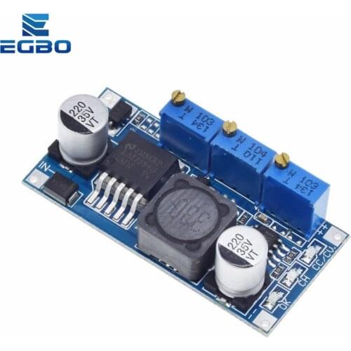 1PCS EGBO LM2596 LED Driver DC-DC Step-down Adjustable CC/CV Power Supply cc cv