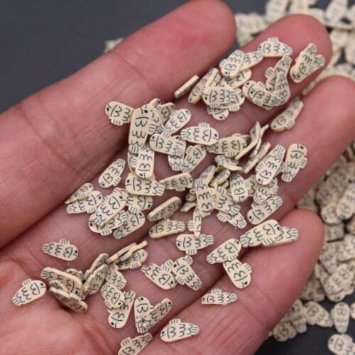 100g/lot Dry Fish Slices Polymer Clay Lovely Sprinkles Soft Pottery for Arts Decoration DIY Crafts Filler Accessories