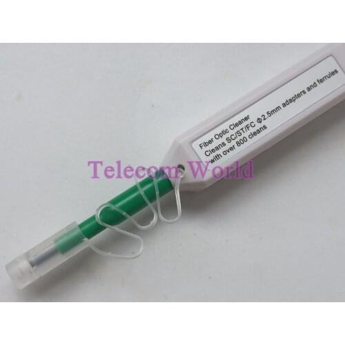 Free shipping 2pcs AB11A for SC/FC/ST One Click Cleaner tool 2.5mm Universal Connector Fiber Optic Cleaning Pen