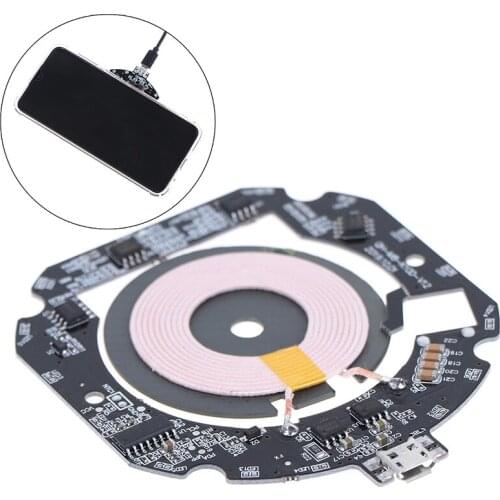 10W/ 15W Qi Fast Wireless Charger PCBA Circuit Board Transmitter Module+Coil Charging Over temperature protection