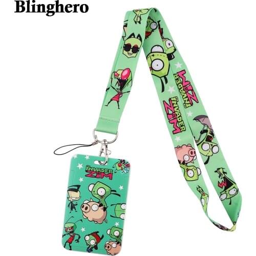 CB501 Alien Lanyards Keychain DIY Cell Phone Straps USB ID Card Badge Holder Keyring Belt Strap Hanging Rope Lariat Keychain