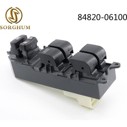 New 84820-06100 Master Power Left Window Switch Button For Toyota RAV4 Camry Corolla Auris Urban Cruiser 84820-06130 84820-02190