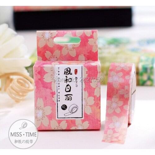 Washi Tape 10 Meters Fresh Style Good Weather Tape Adhesive Tape DIY Scrapbooking Sticker Label Masking Toy Stickers