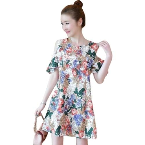 Olive Girl Off-the-shoulder Summer Dresses