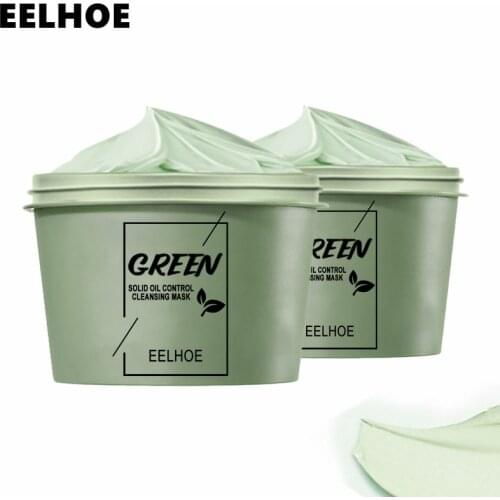 Green Tea Oil Control Acne Clearing Peel Off Mask Cleansing Mask Moisturizing Blackhead Fine Pores Mud Mask Face Skin Care TSLM1