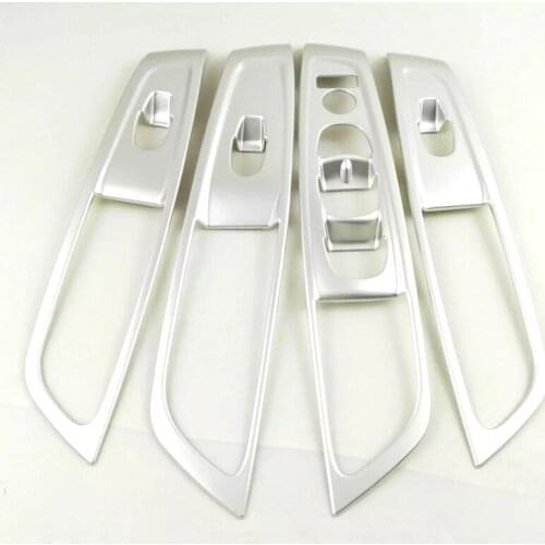Fit For Renault Koleos 2017 2nd Ge ABS Matte Side Door Window Switch Cover Interior Door Armrest Mouldings styling Panels Trim