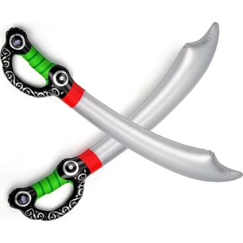 PVC Pirate knife Balloon Inflatable Toys Air baloon Birthday party decorations Kids Halloween Childrens gifts Baby Boy Supplies