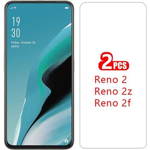 Tempered glass screen protector for oppo reno 2z 2f case cover coque on reno2 2 z f z2 f2 reno2z reno2f opporeno opporeno2 remo