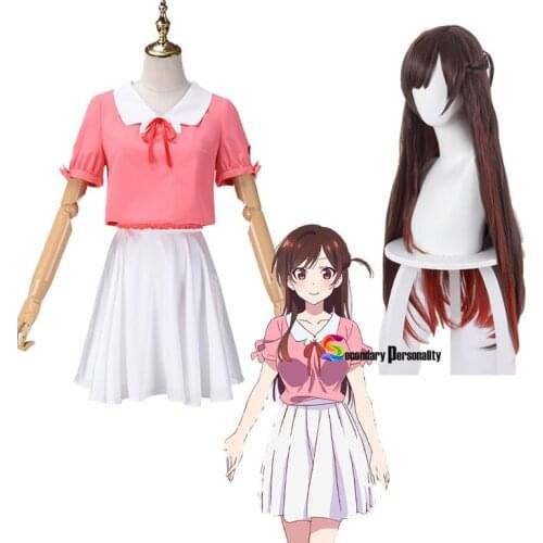 2021 New Rent a Girlfriend Mizuhara Chizuru Ichinose Chizuru Cosplay Costume For Women Girls Halloween Party Performance Costume