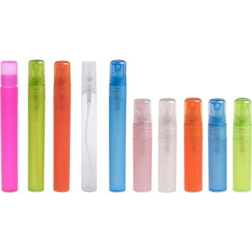 5/10ml Empty Spray Bottle Travel Plastic Perfume Bottles Refillable Atomizer 5 Colors New