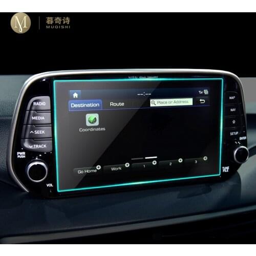 8 inch For Hyundai Tucson 2019 Car GPS navigation Protective film Tempered glass Screen protector decoration Refit Anti-scratch