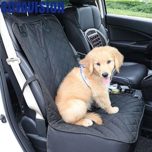 Car Front Pet Car Seat Cover Waterproof Puppy Basket Anti-Silp Pet Car Carrier Dog Cat Car Booster Outdoor Travel