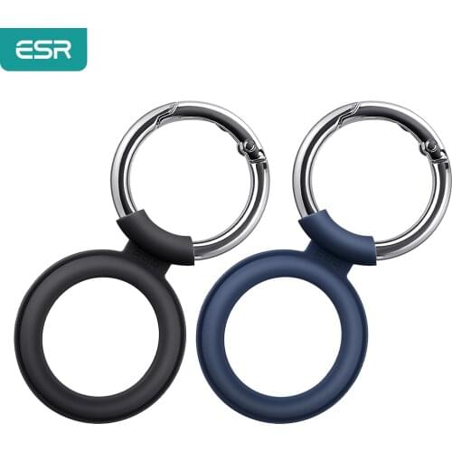ESR For AirTag Case Air Tag Keychain Potective Sleeve For Apple Locator Tracker Anti-lost Device Buckle Cover for AirTag 2021