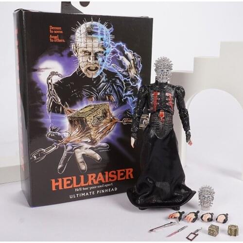 Classic Movie NECA Hellraiser He'll Tear Your Soul Apart Ultimate Pinhead Action Figures Toy Collectable Model Toy Gifts Doll
