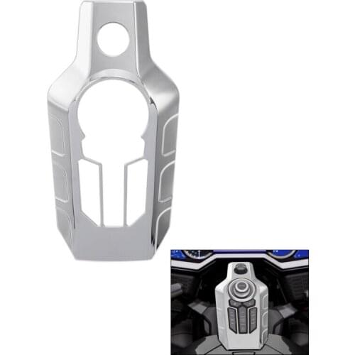 Motorcycle Chrome Center Console Switch Panel Cover Garnish Fit For Honda GL1800 2018-2021