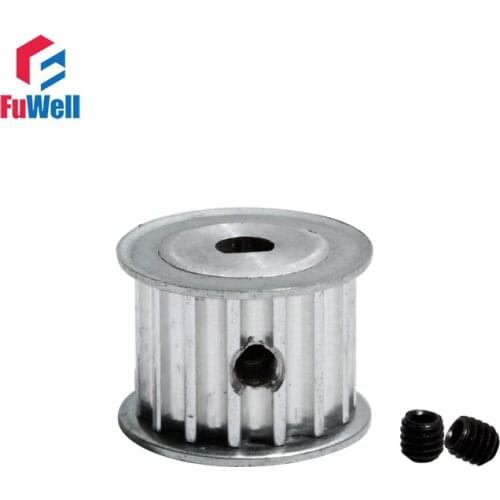 HTD5M 15T Timing Pulley D Bore 16mm Belt Width Toothed Belt Pulleys 5*4.5/6*5/8*7.5/10*9mm Bore 15Teeth Transmission Pulley