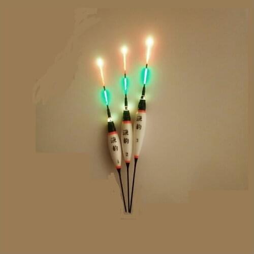 Short Electric float for ice fishing or shallow water winter night fishing float use 425 battery