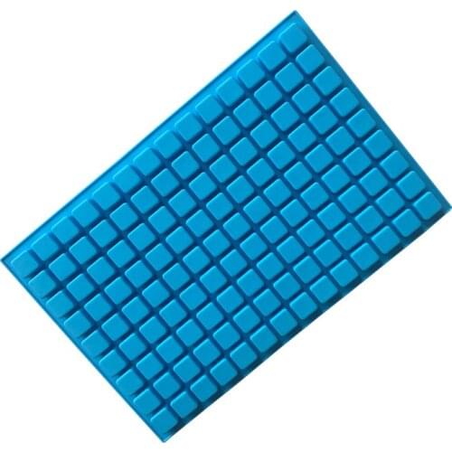 126 cavity square chocolate silicone mold fondant tool ice cube tray candy truffle