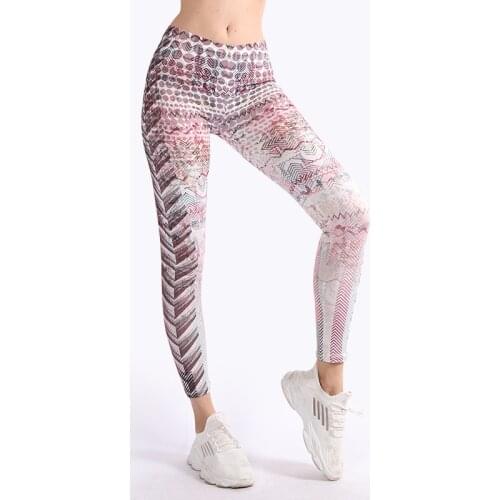 Brand Hot Sales Leggings Mandala Mint Print Fitness legging High Elasticity Leggins Legins Trouser Pants for women