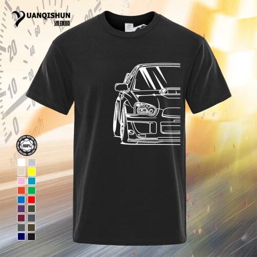 Fashion Hot Sale 16 Colors Cotton Japanese Classic Car Wrx Sti | Jdm Tuner Car Apparel Turbo Subie Imprezza Automotive T-shirt