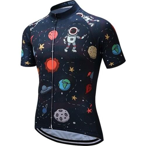 2019 Cycling jersey Mens Bike jersey Pro MTB Shirts Short sleeve Team Maillot Ciclismo Top Bicycle Racing clothes for male Cute